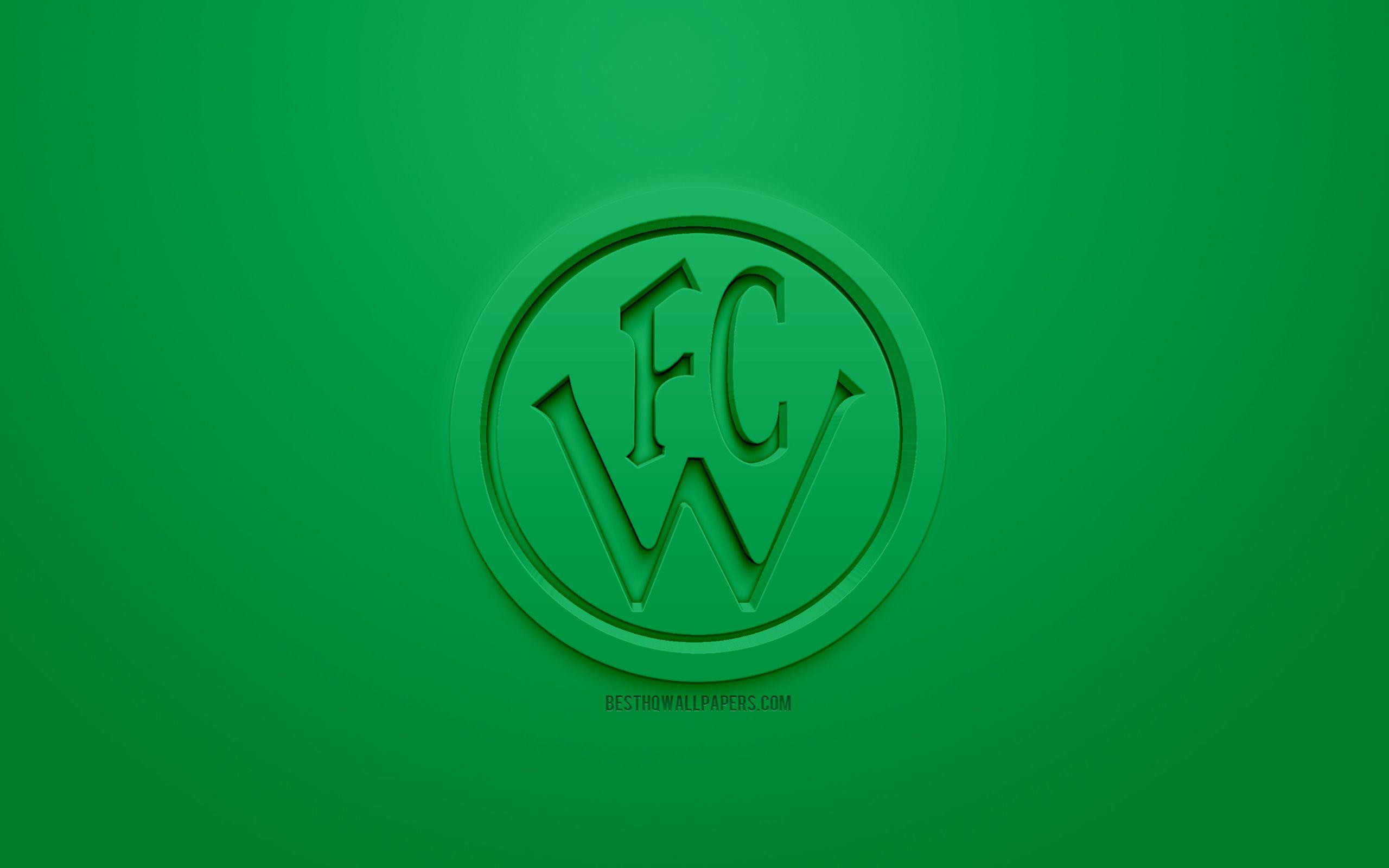 2560x1600 Download wallpaper FC Wacker Innsbruck, creative 3D logo