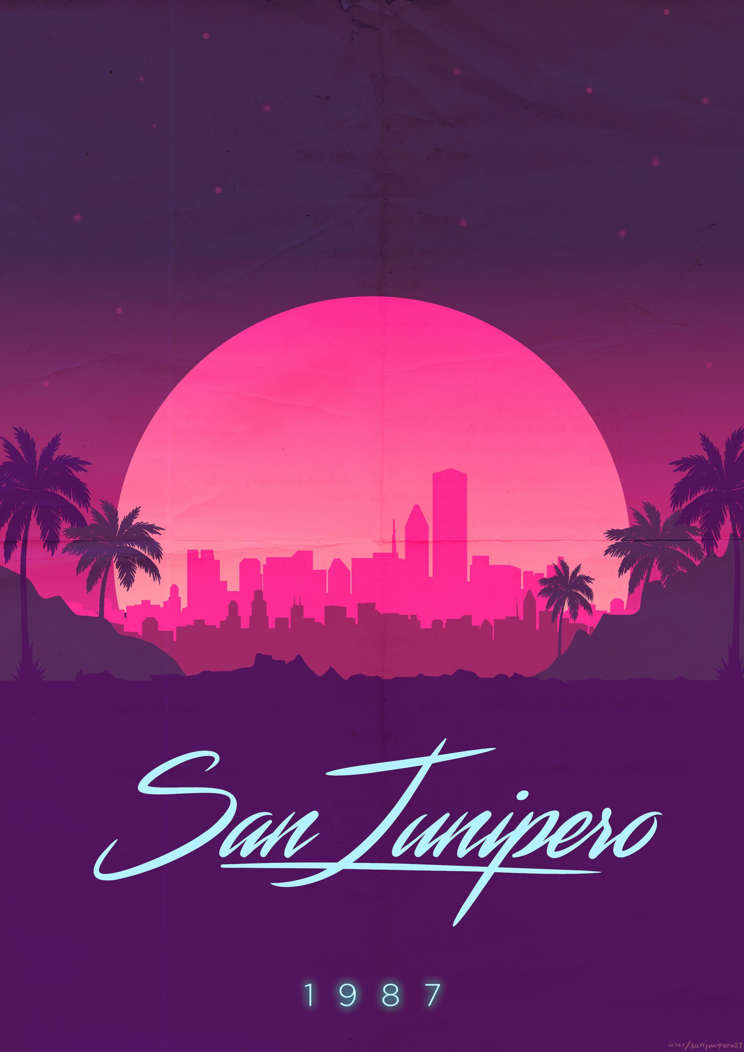 2480x3508 San Junipero Wallpaper