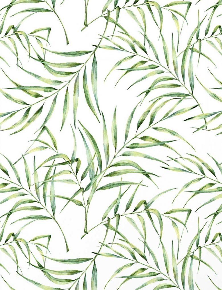 780x1015 Watercolour Palm Leaf Wallpaper. FEATHR™