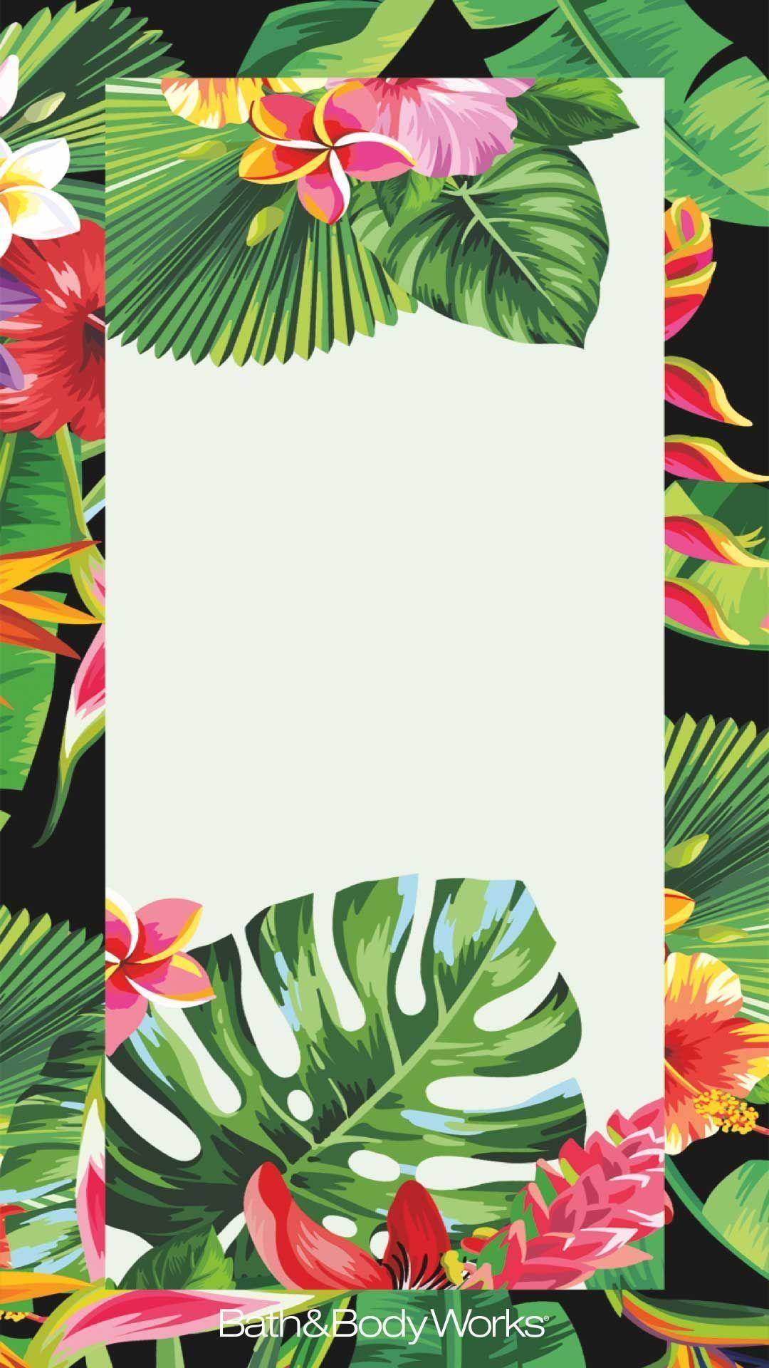 1080x1920 Tropical Leaves iPhone Wallpaper