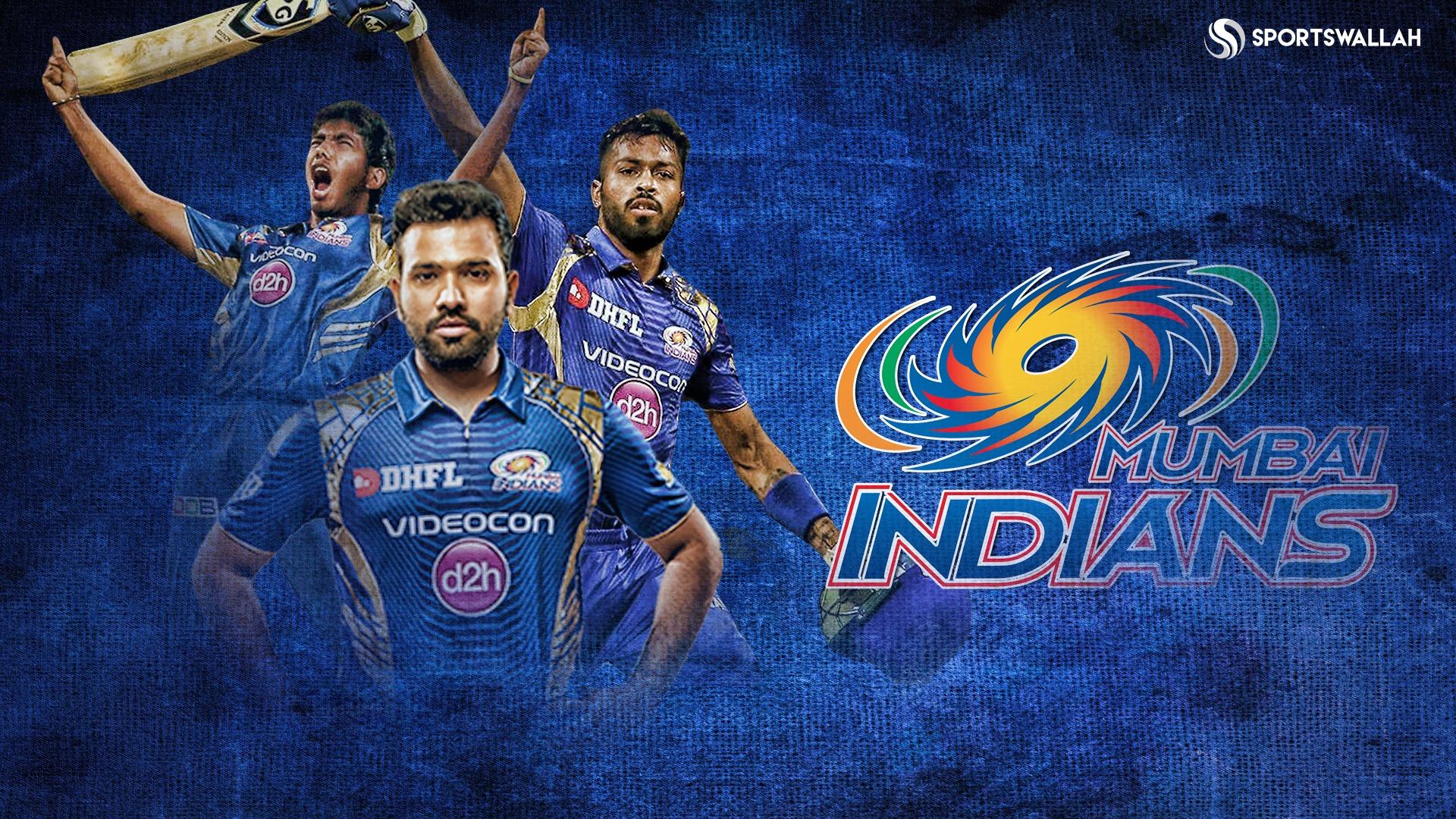 1920x1080 Mumbai Indians Team Wallpaper