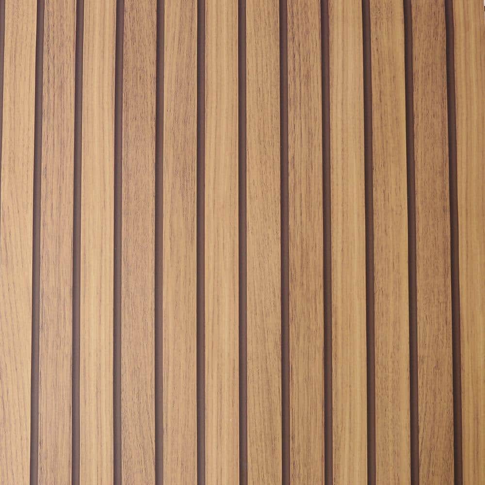 1000x1000 Fresco Wooden Slats Natural Wallpaper