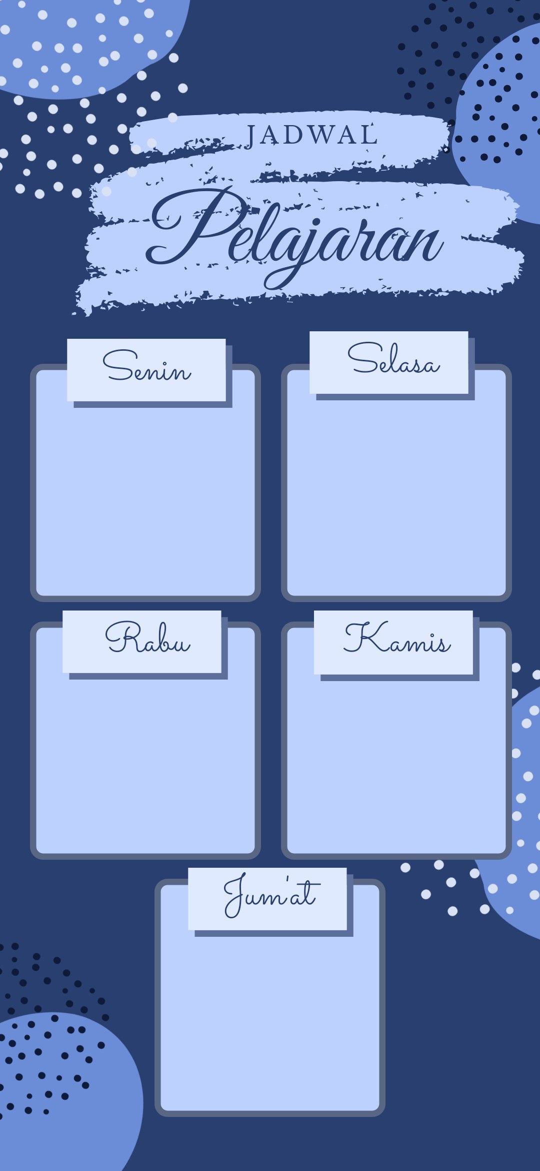 1080x2340 Jadwal Pelajaran Wallpaper. Study