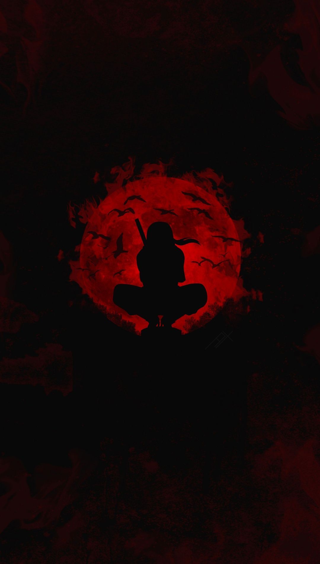 1080x1900 Dark Black Anime iPhone Wallpaper
