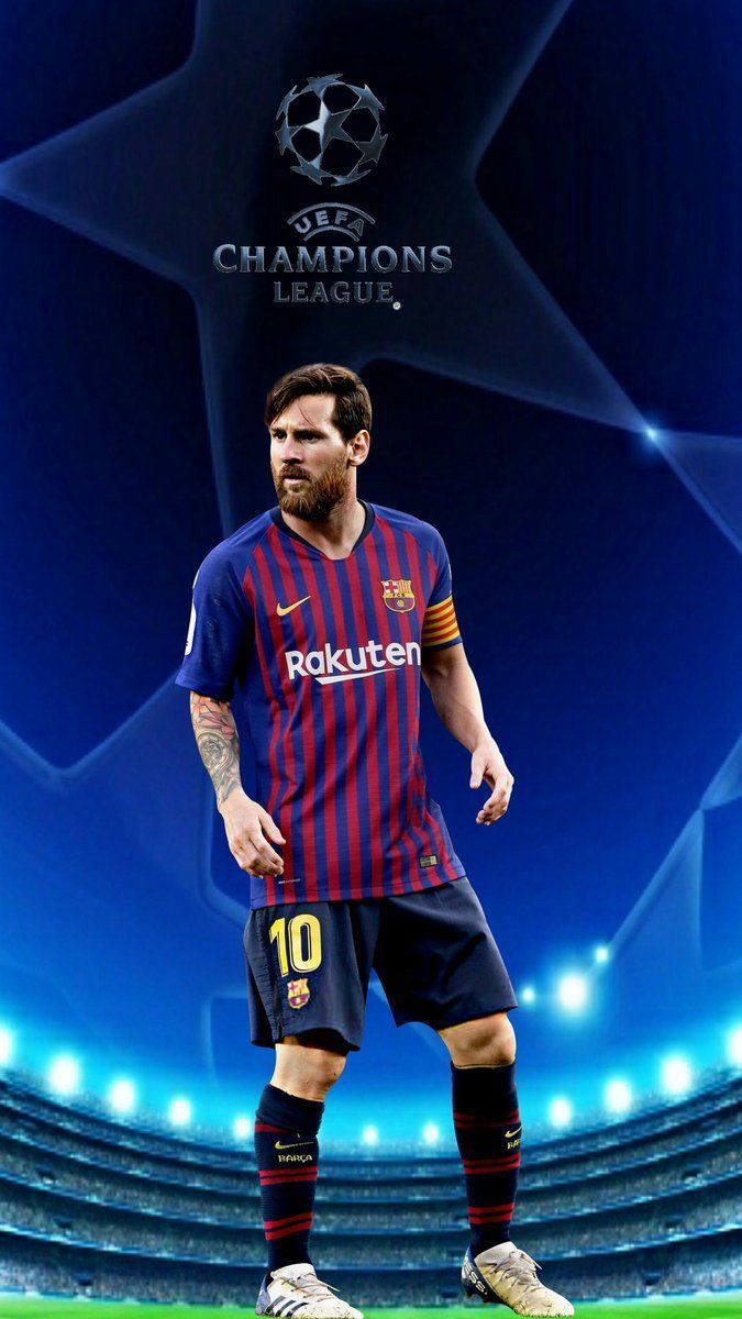 675x1200 Messi Champions League Wallpaper