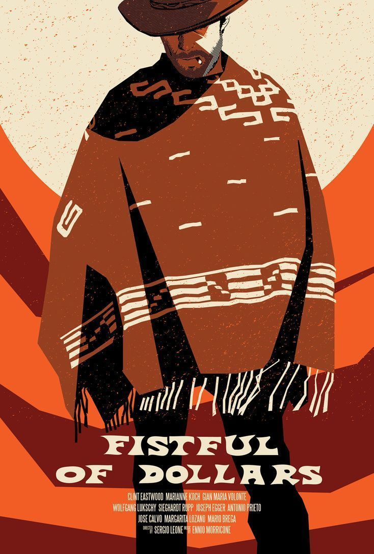 734x1087 A Fistful Of Dollars Wallpaper