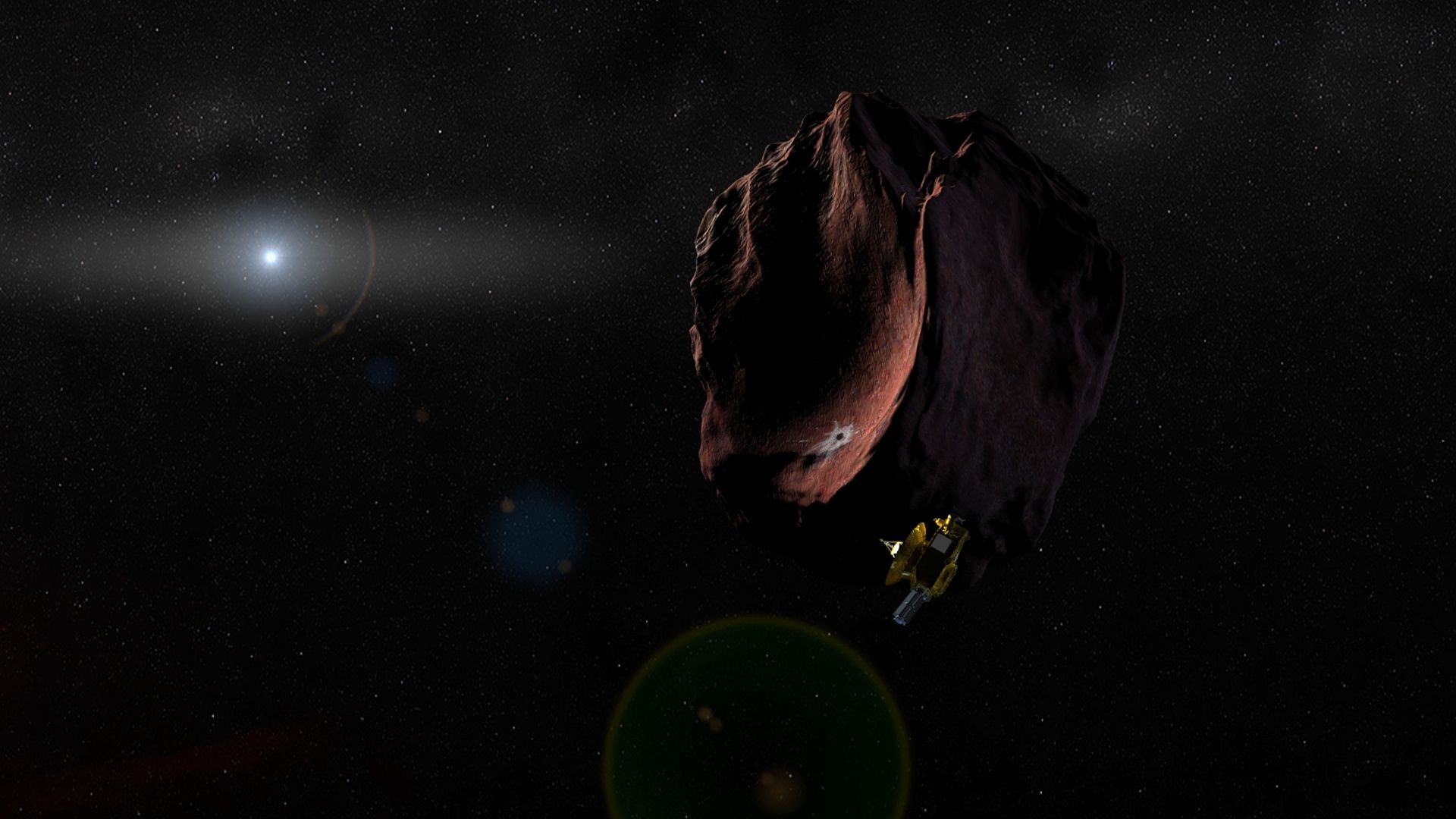 1920x1080 Artist's Concept of Kuiper Belt Object