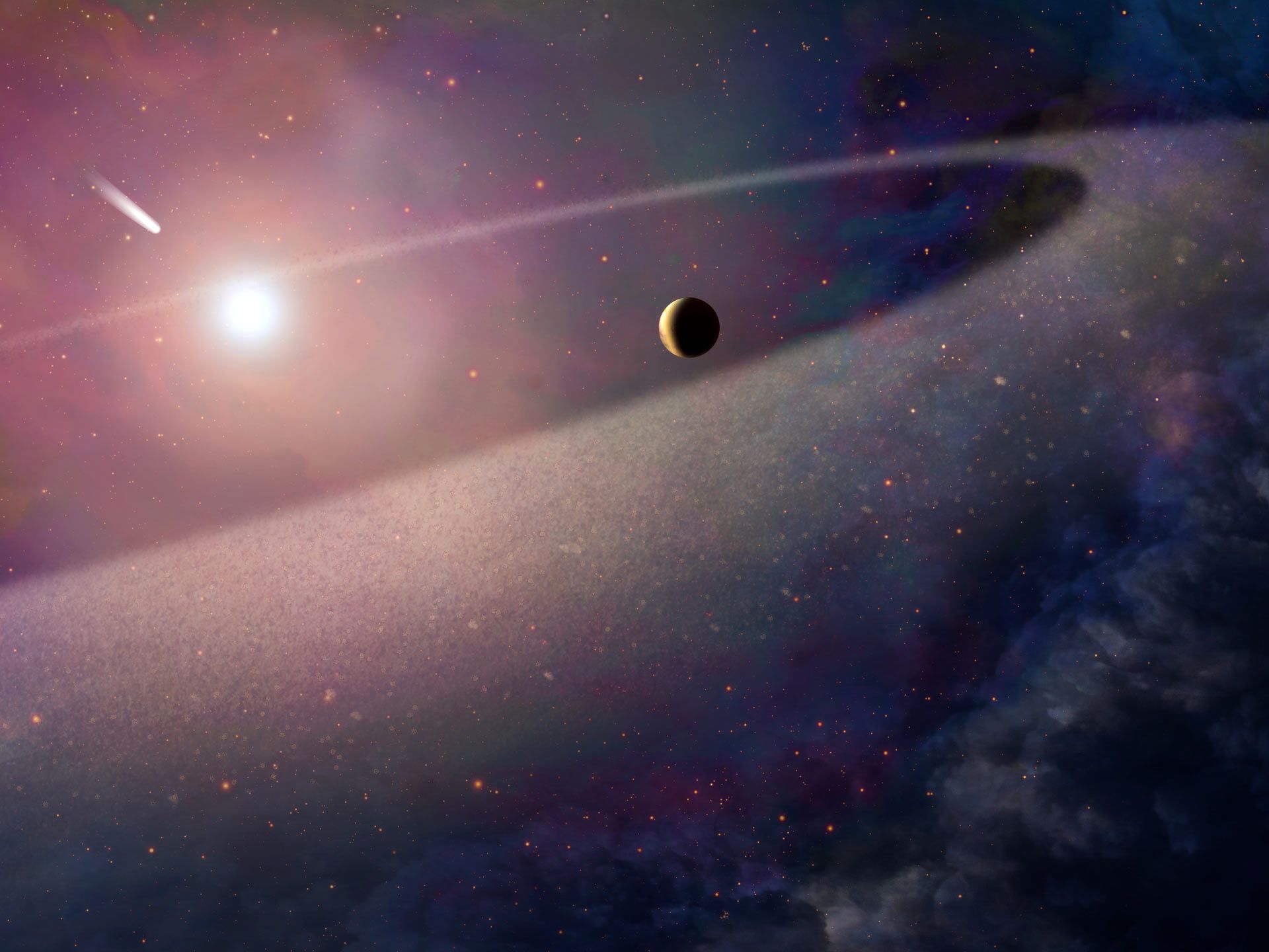 1920x1440 Hubble Finds Extrasolar Kuiper Belt