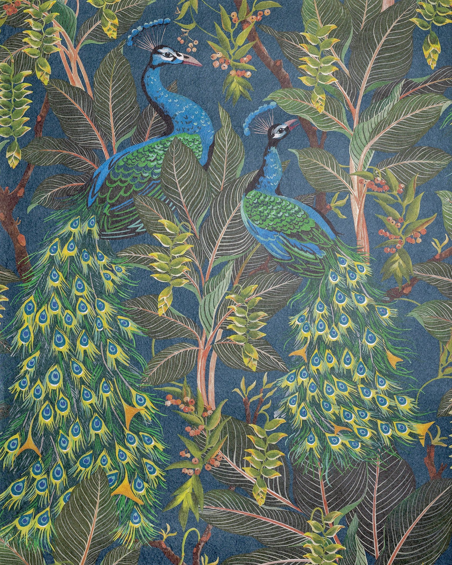 1710x2138 ROYAL PEACOCK WALLPAPER