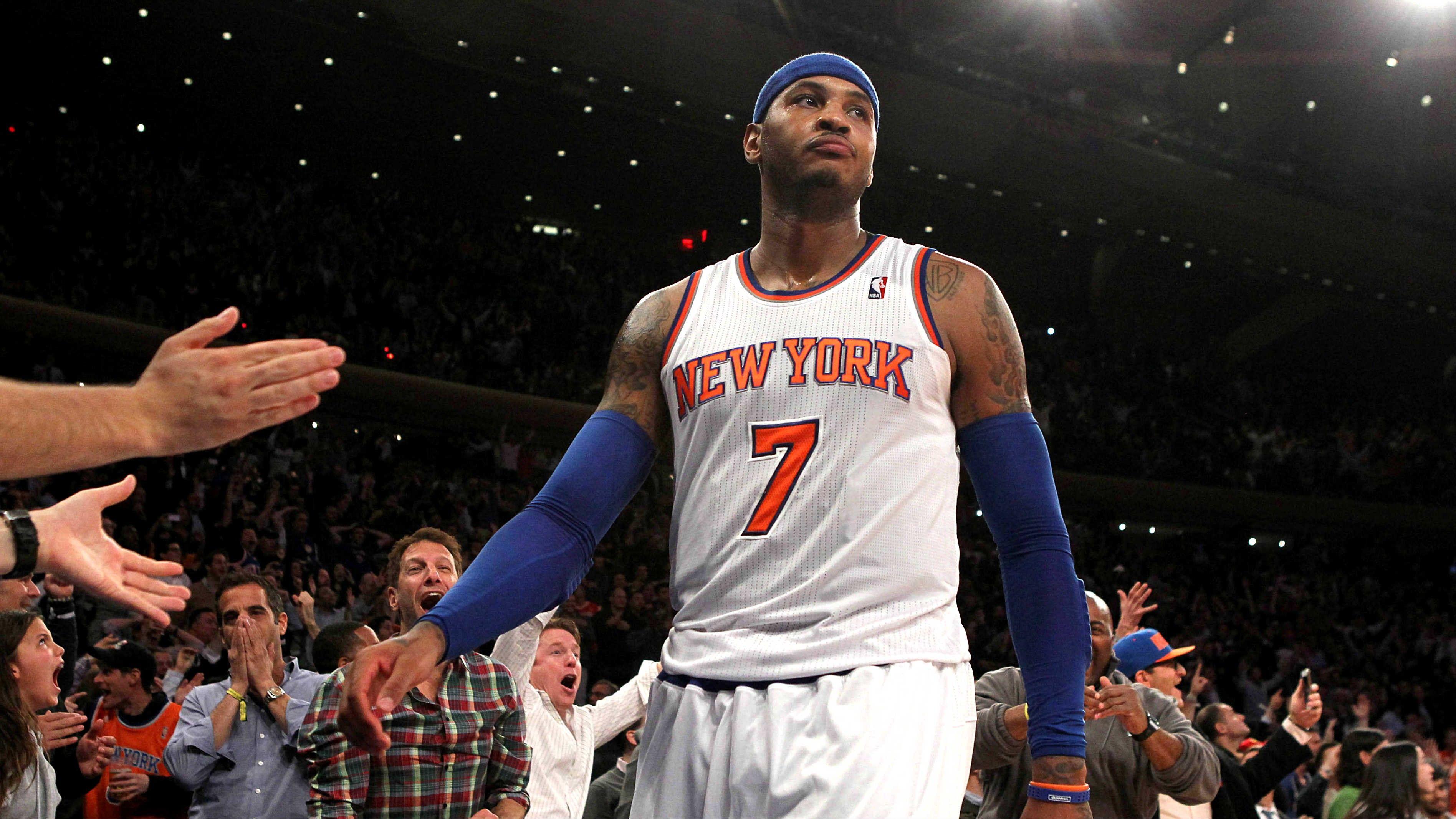 3792x2133 New York Knicks Carmelo Anthony HD Wallpaper. Background
