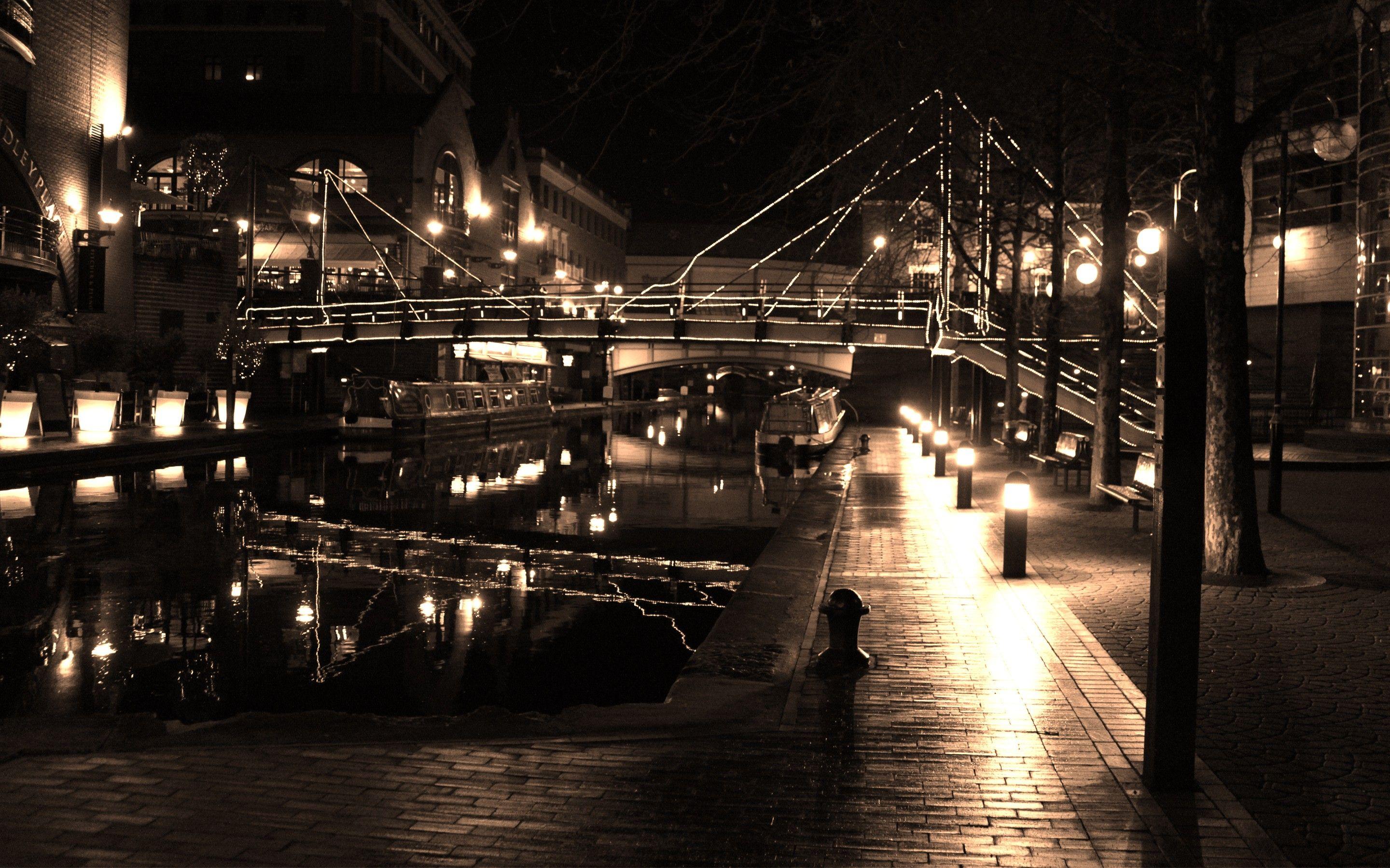 2880x1800 Night sepia birmingham wallpaperx1800