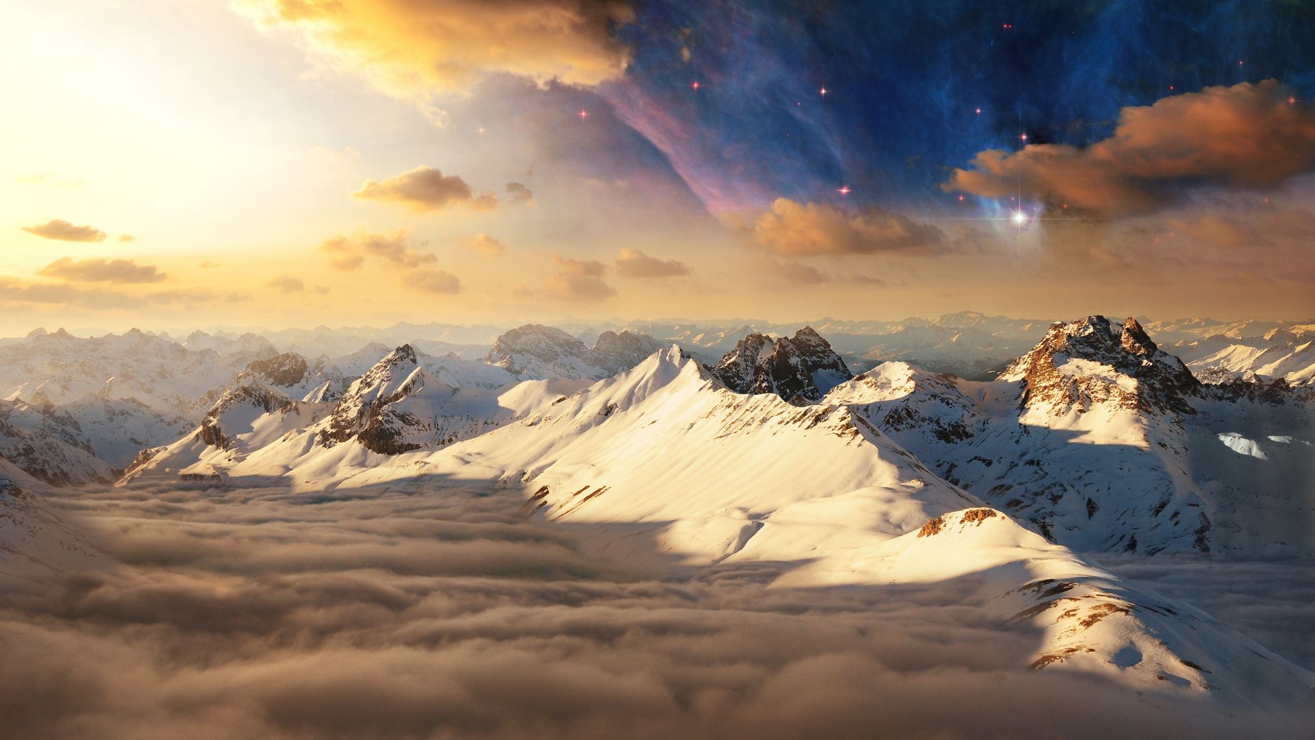 1920x1080 Download wallpaper 1920x1080 swiss alps