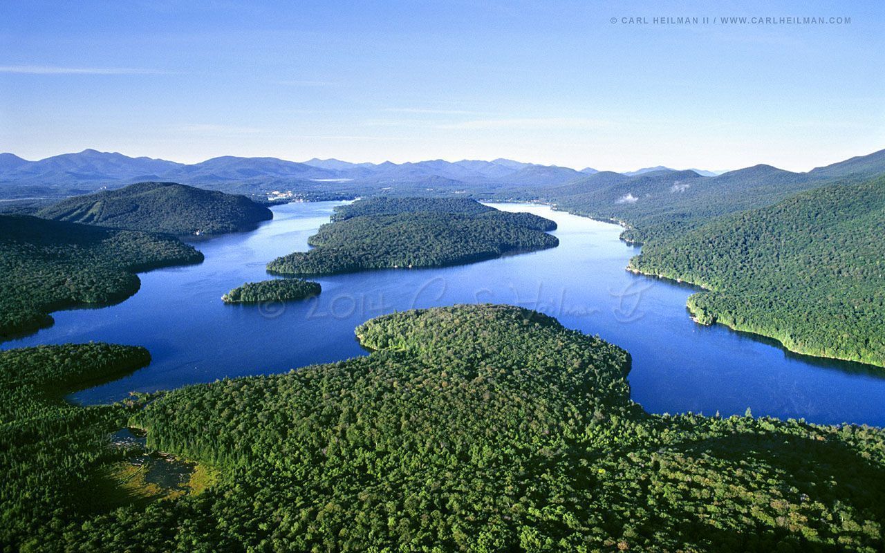 1280x800 Scenic View Of Lake Placid Wall Art