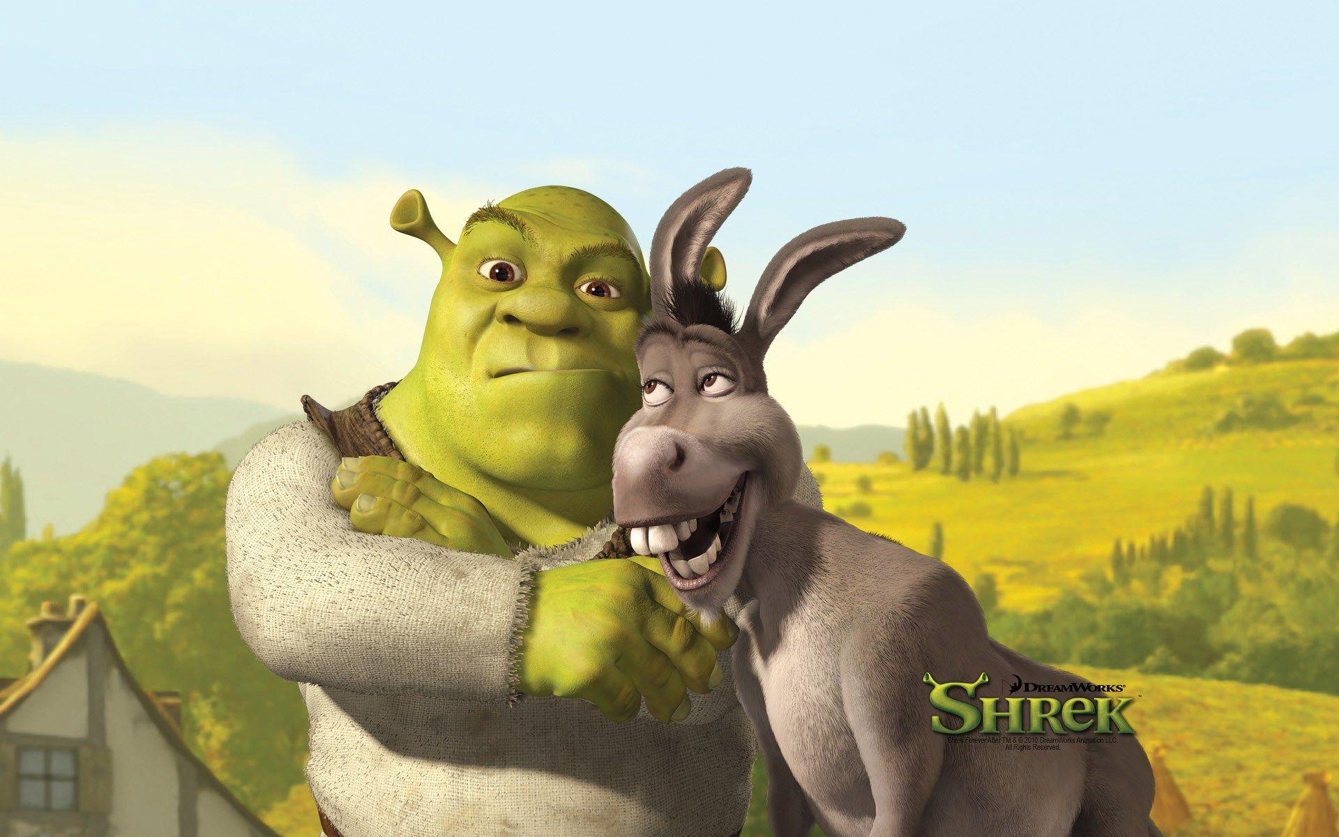1920x1200 Shrek And Donkey # Giấy dán tường