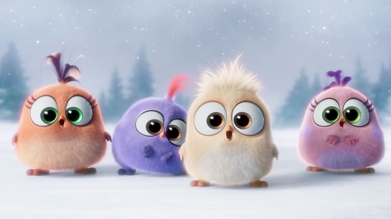 1280x720 Angry Birds Christmas From