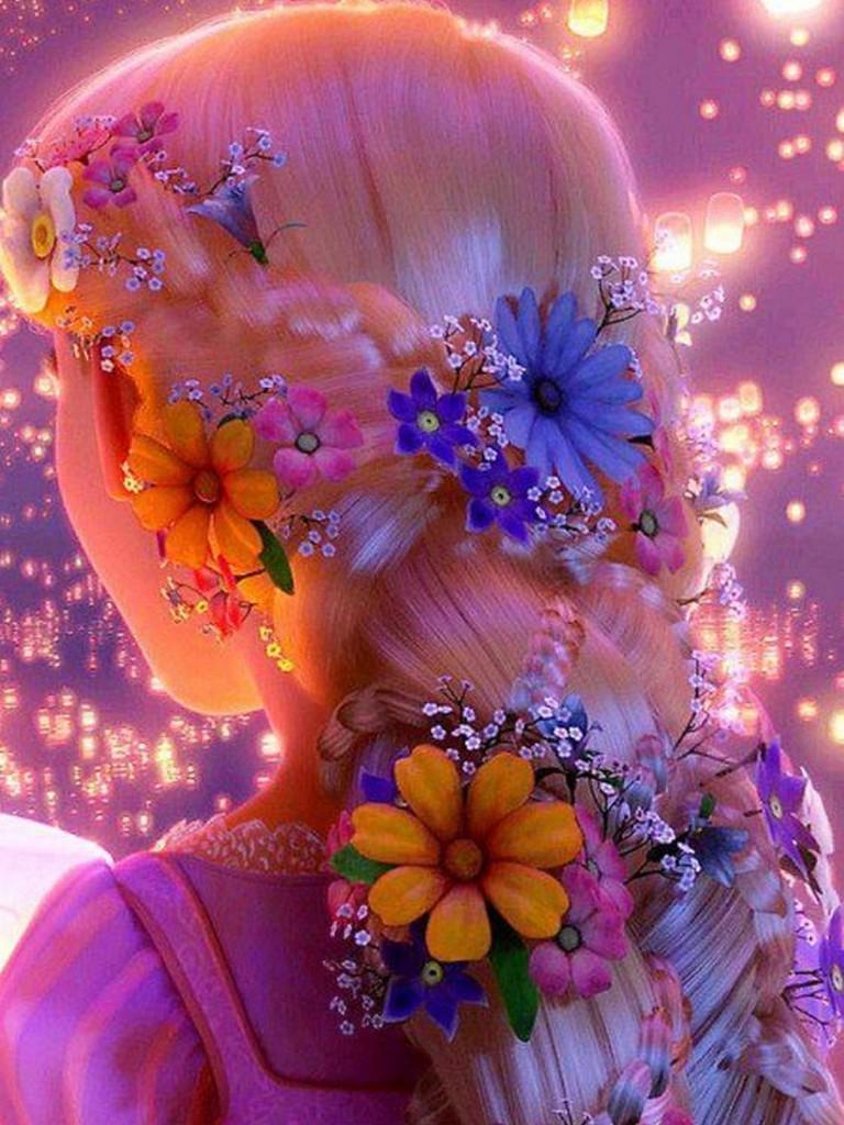 768x1024 Rapunzel Wallpaper for Android