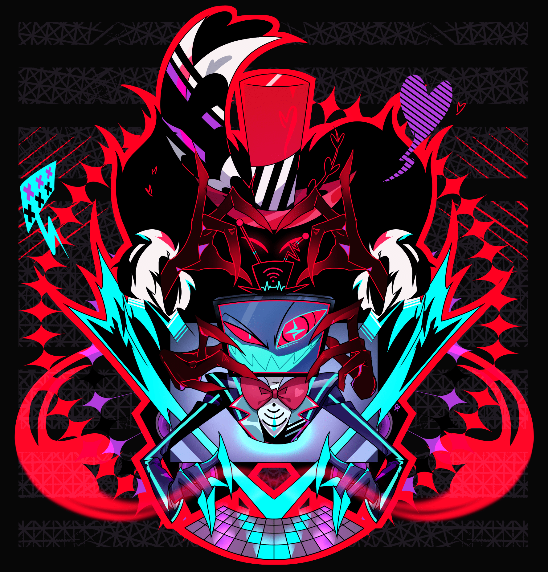 1778x1856 Hazbin Hotel Double V