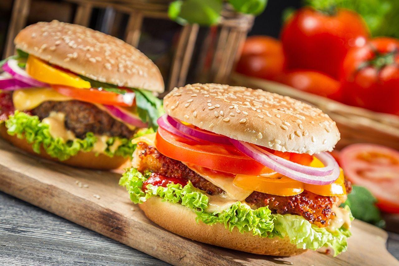 1280x853 Wallpaper Hamburger Fast food Food