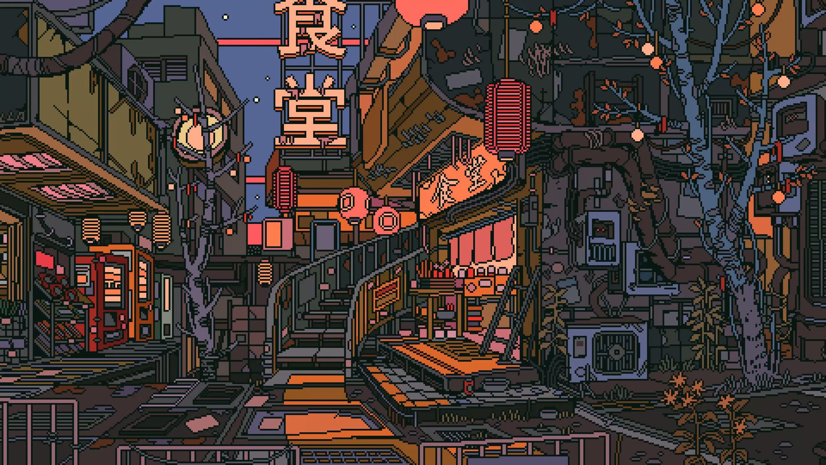 2880x1620 x 1800]. [2440 x 1080]. [2880 x 1620] Three best pixel art wallpaper i had