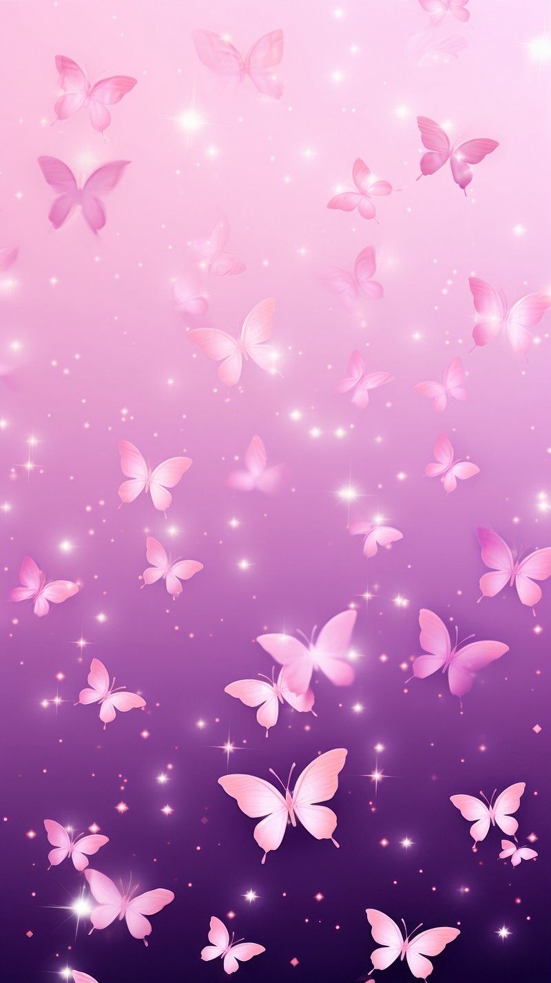 800x1427 Wallpaper Pink Butterfly Image Wallpaper