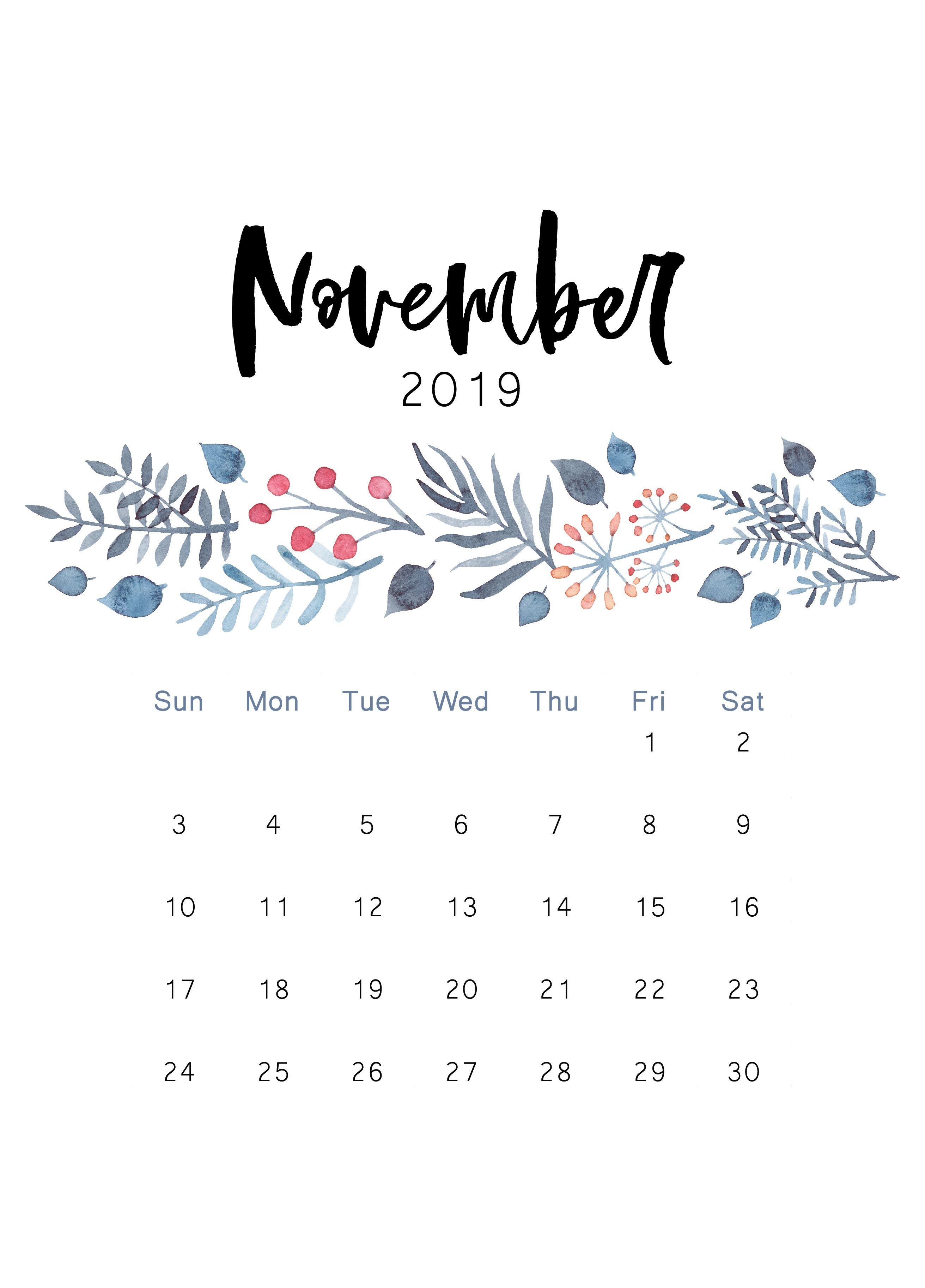 November 2019 Calendar Wallpapers Top Free November 2019 Calendar