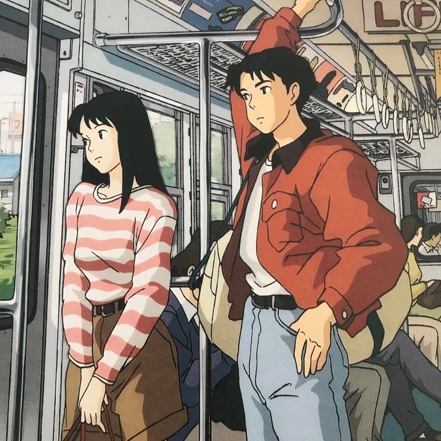 894x894 Studio Ghibli Ocean Waves Poster