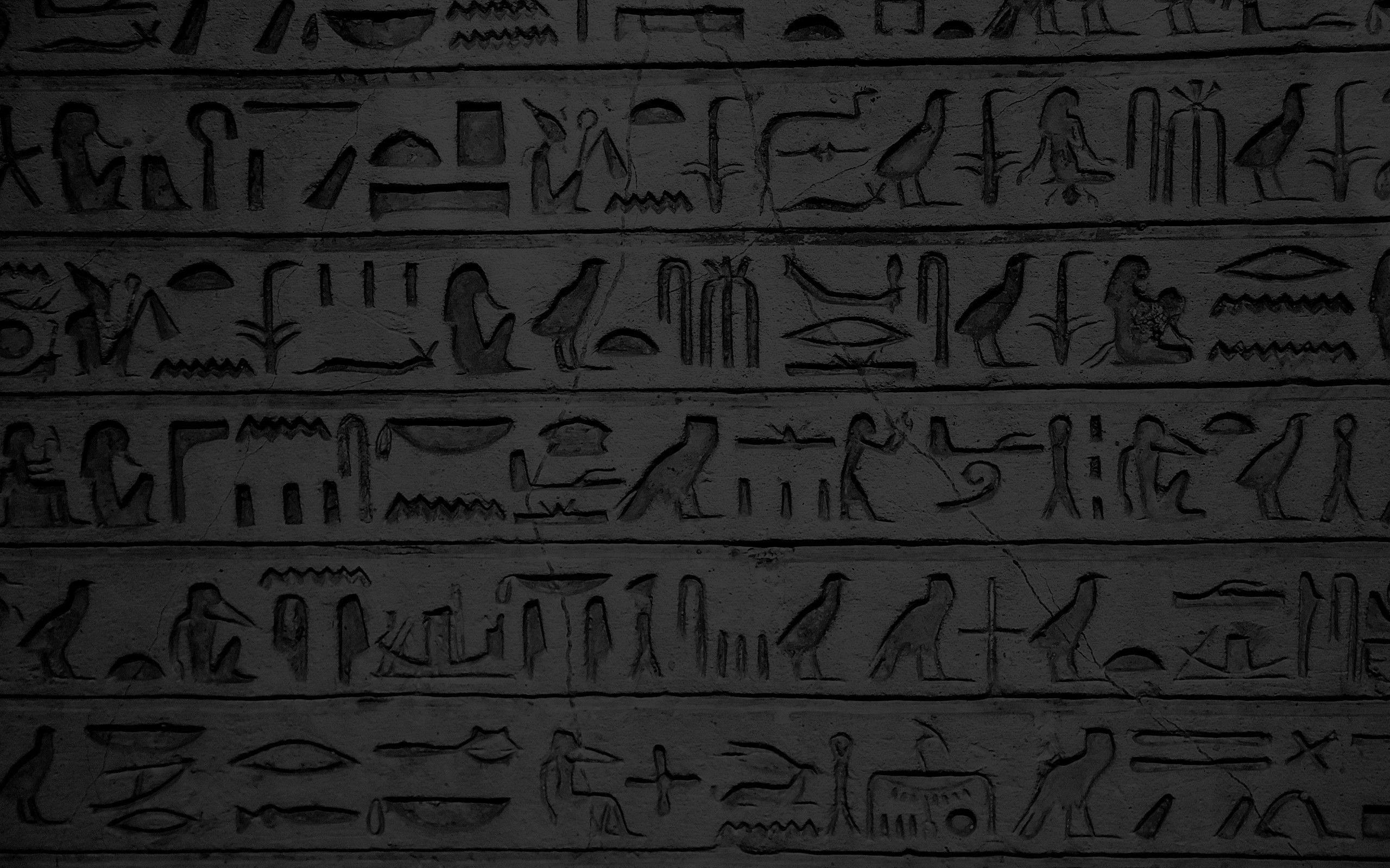2560x1600 Egyptian Hieroglyphics Wallpaper