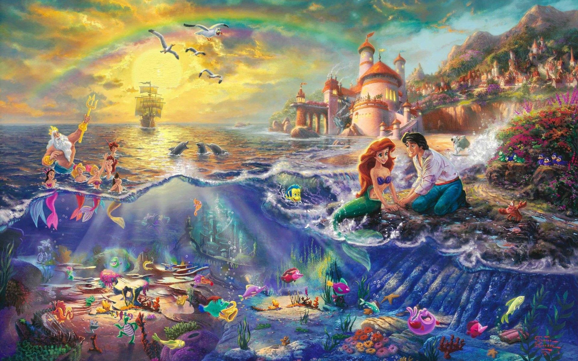 1920x1200 The Little Mermaid Wallpaper background picture