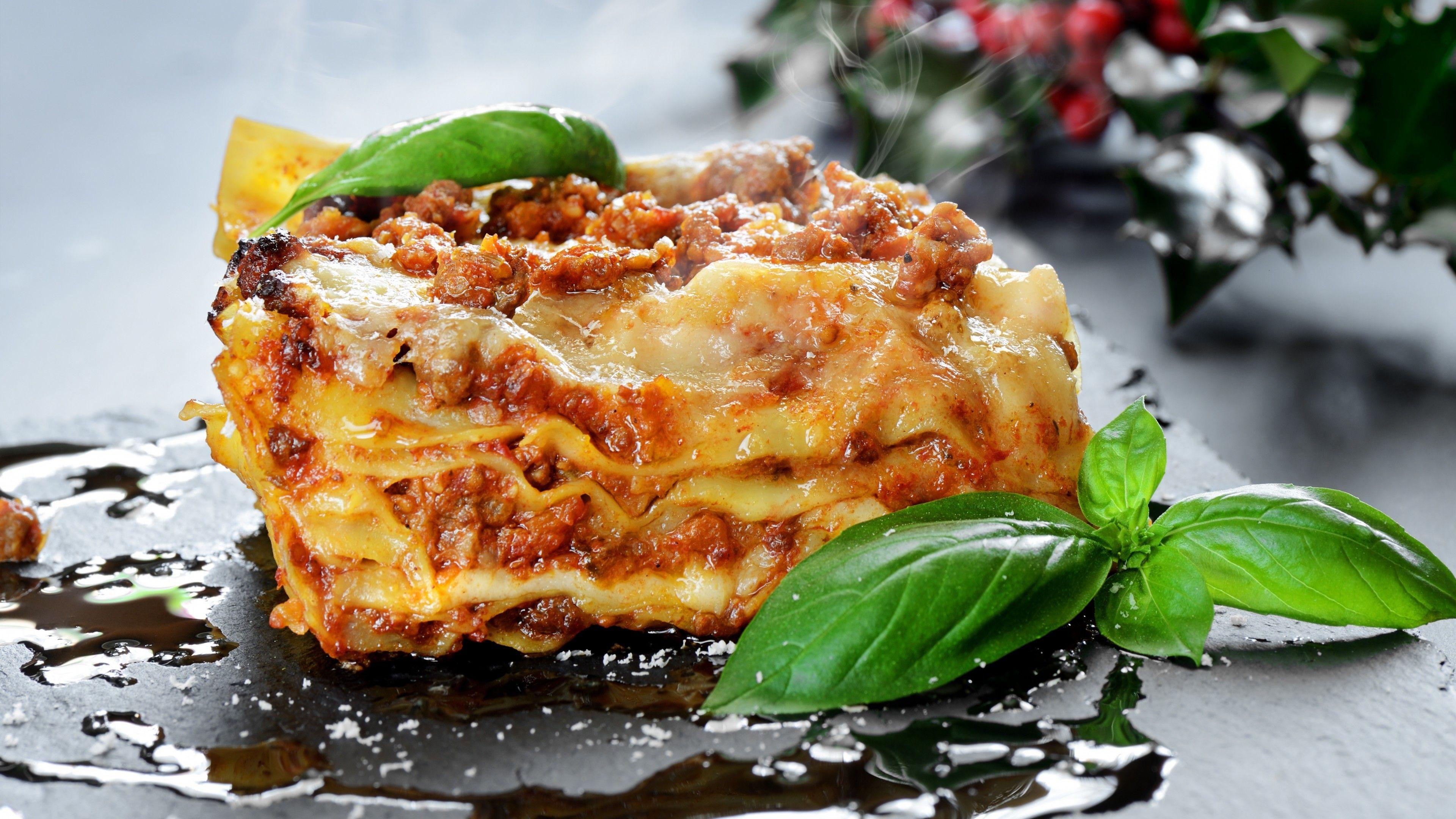3840x2160 Download 3840x2160 Lasagna, Vegetable Wallpaper for UHD TV
