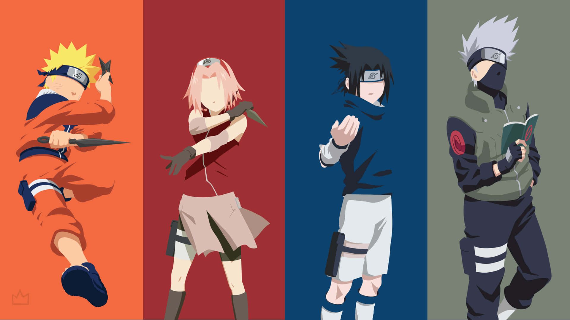1920x1080 Naruto, Sasuke, Sakura, Kakashi