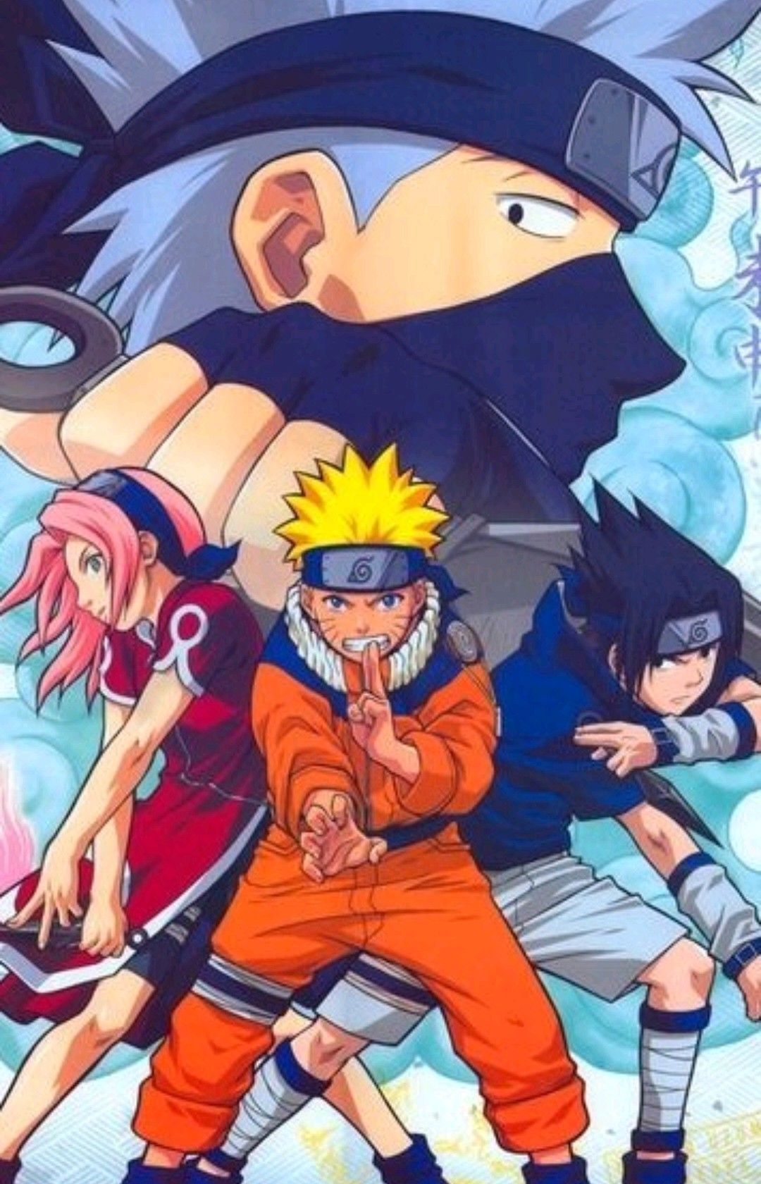 1080x1680 time #kakashi, #sasuke, #naruto, #sakura