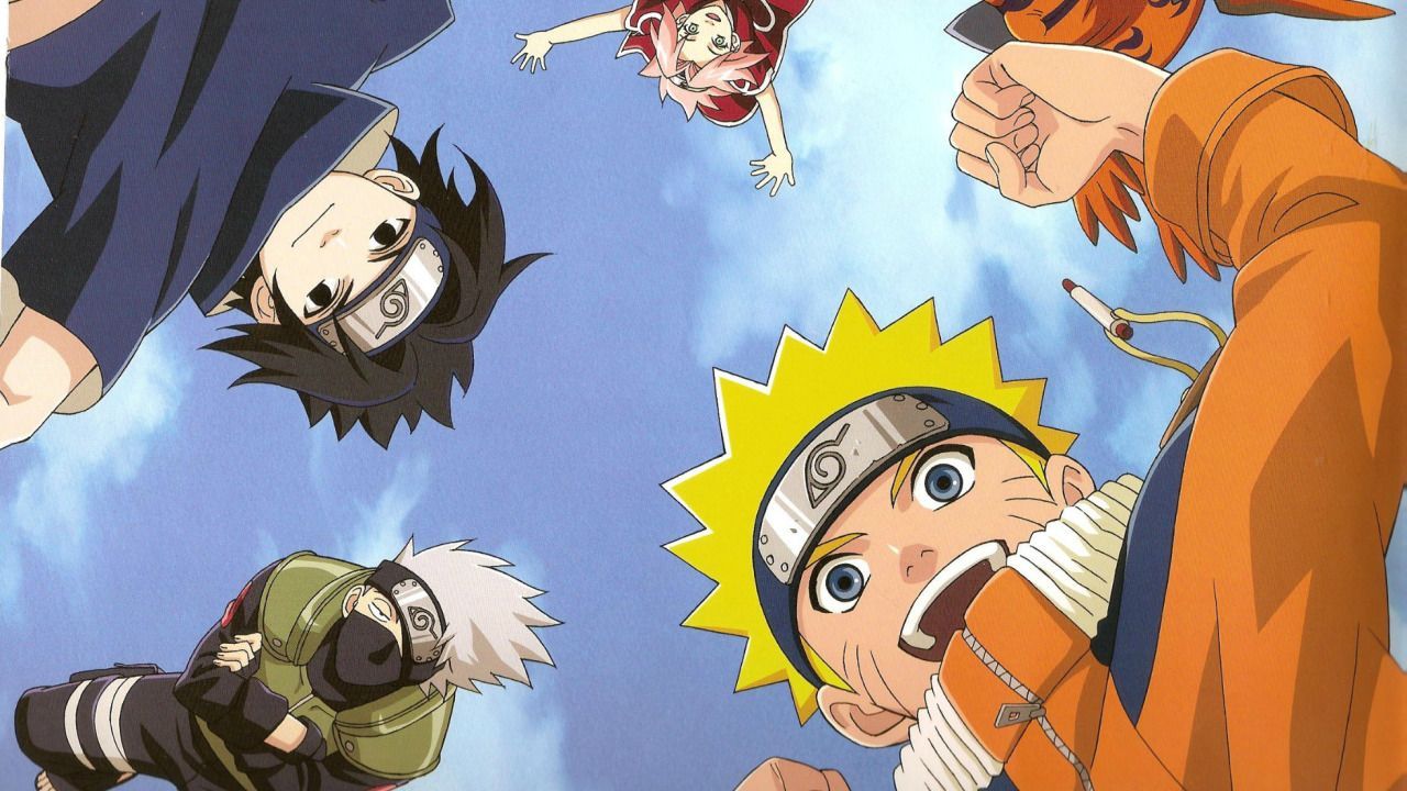 1280x720 wallpaper the sky, joy, Naruto, Sakura