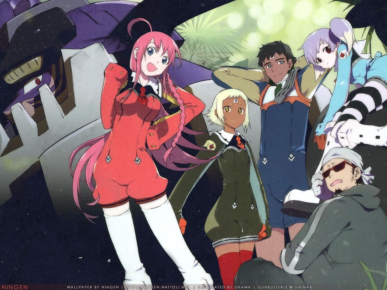 Gunbuster Wallpapers Top Free Gunbuster Backgrounds WallpaperAccess