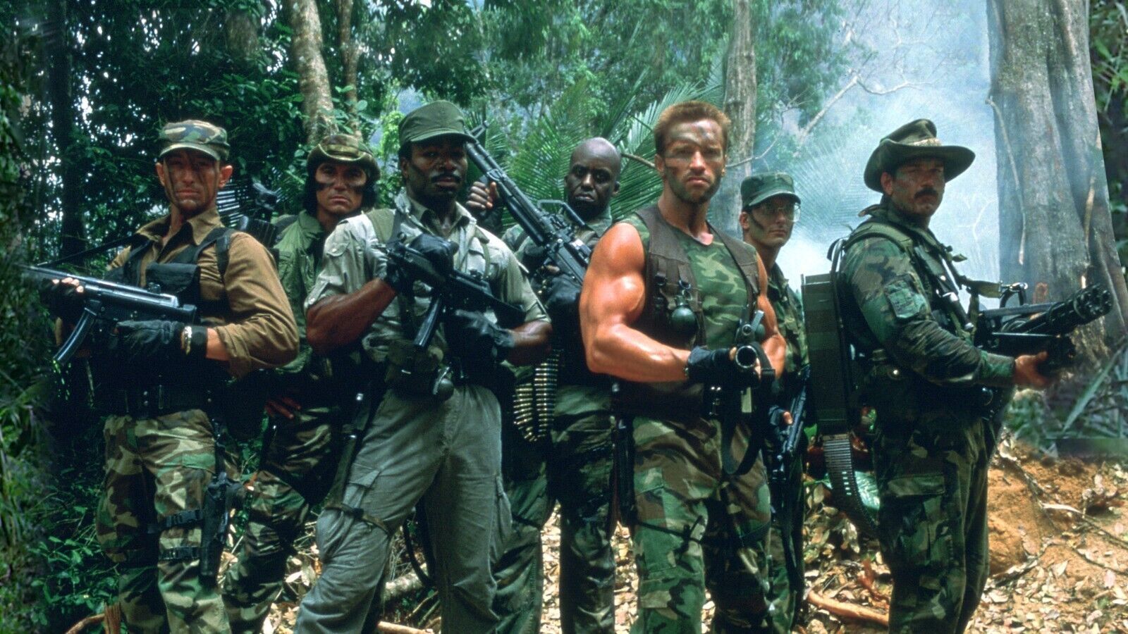 1600x900 Predator Movie Poster 16X11 Arnold