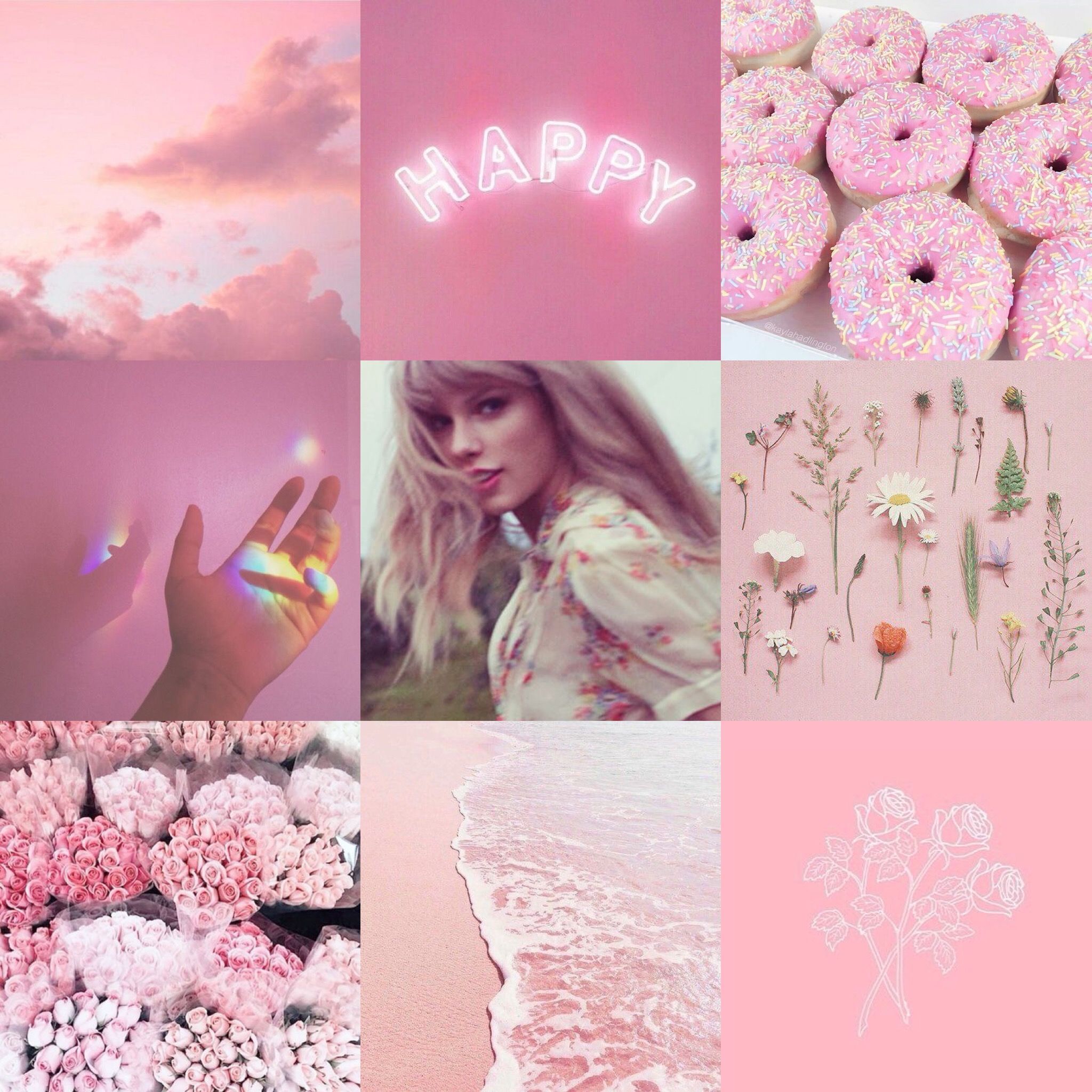 2048x2048 Taylor Swift Aesthetic Wallpaper