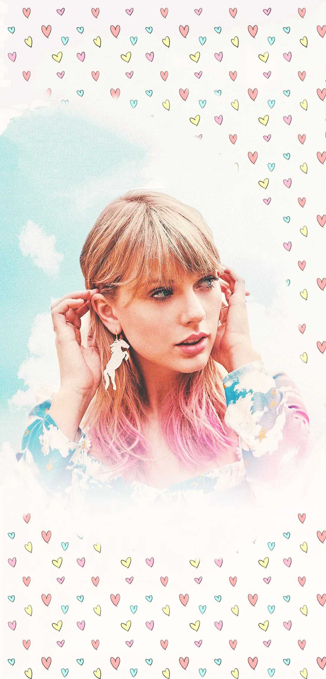 1080x2246 Taylor Swift Pink Wallpaper