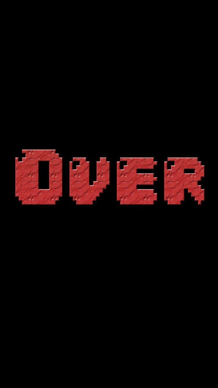 750x1334 Game Over Typography iPhone iPhone 6S, iPhone 7