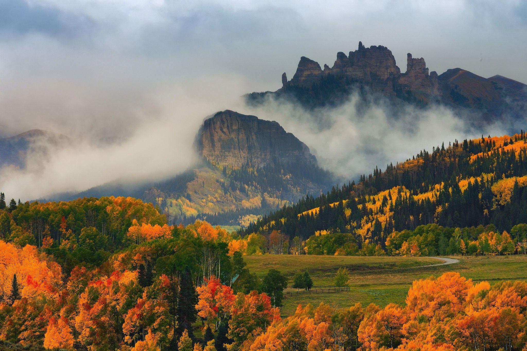 2048x1365 nature, Landscape, Mountain, Trees, Forest, USA, Colorado, Field
