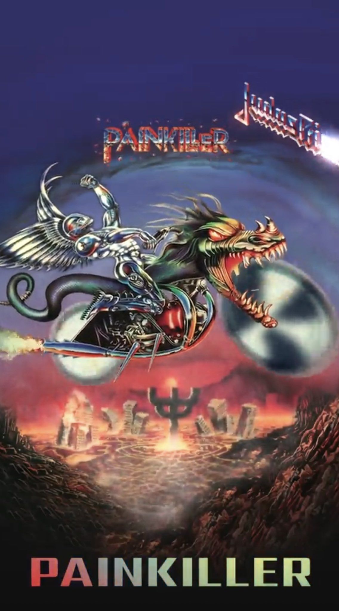 1136x2048 painkiller #judas #priest