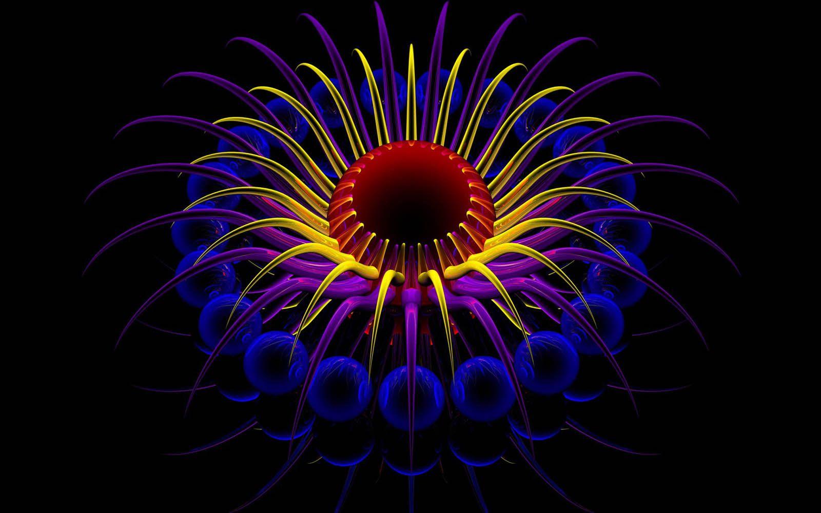1600x1000 Cool Neon Wallpaper for Desktop