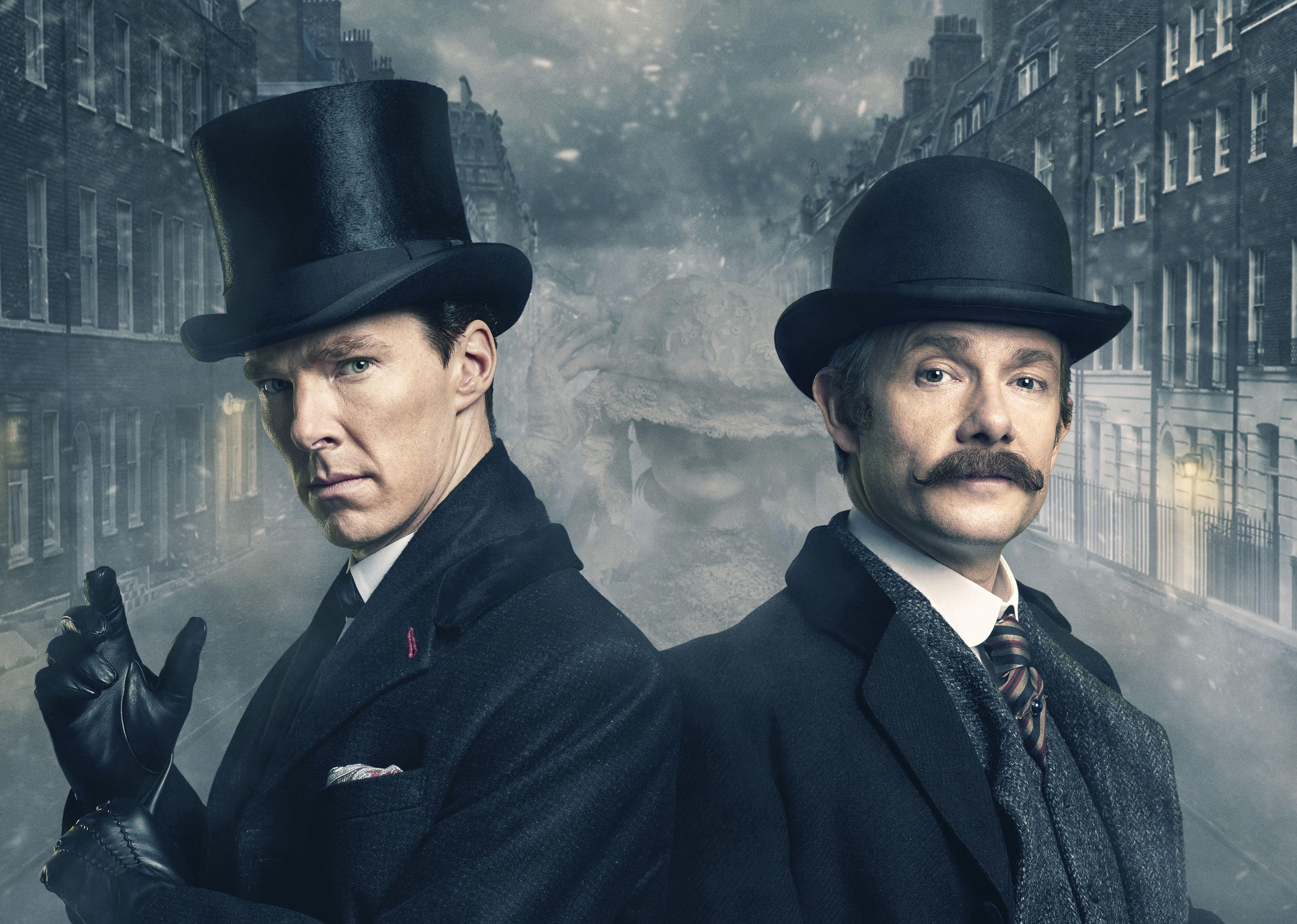 3869x2757 Benedict Cumberbatch And Martin Freeman Sherlock Holmes, HD