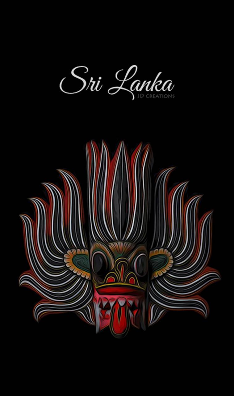 758x1280 Sri Lanka Mask Wallpaper
