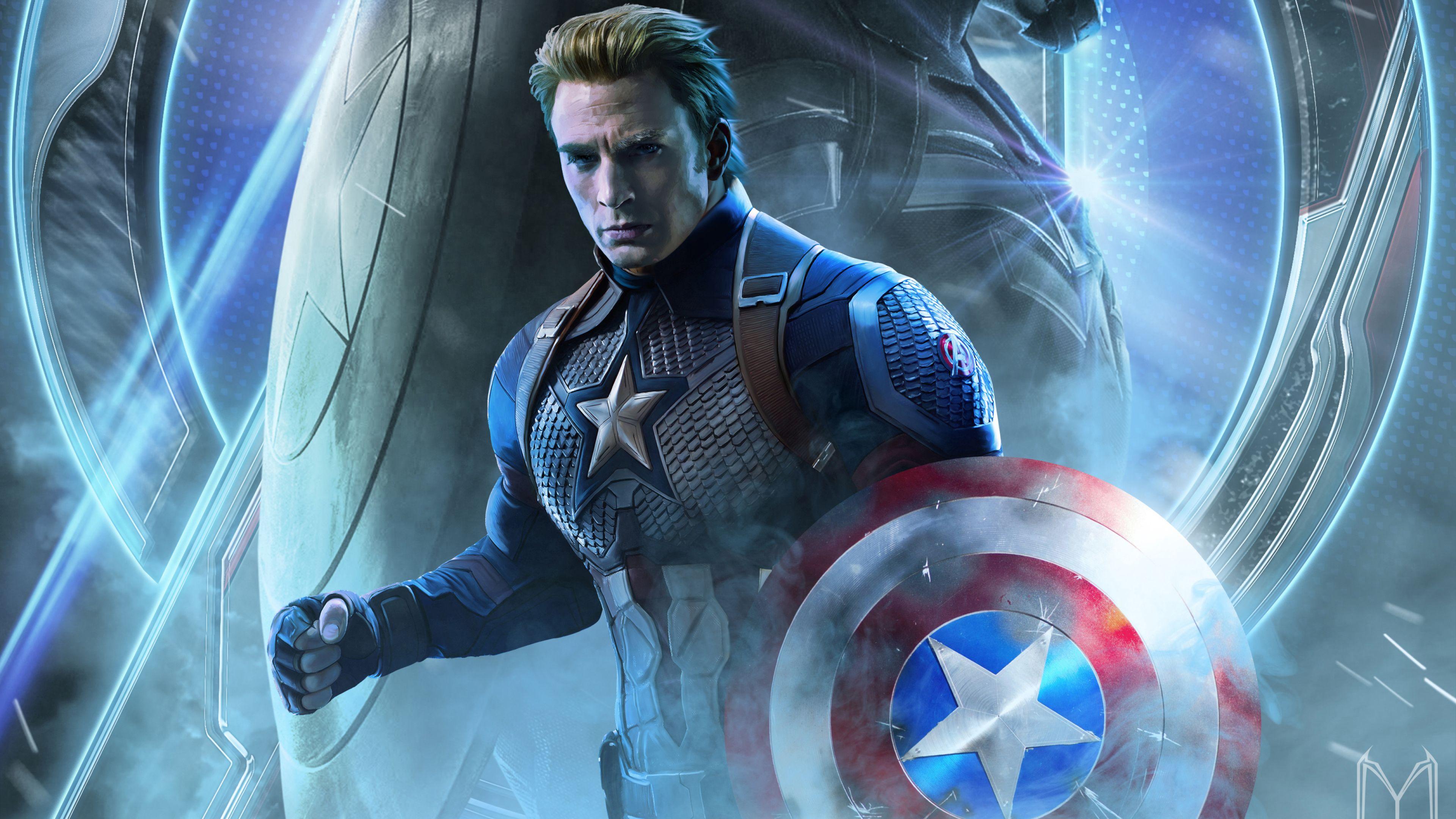 3840x2160 Avengers: Endgame (2019) Hình nền HD 4K ULTRA HD của Captain America