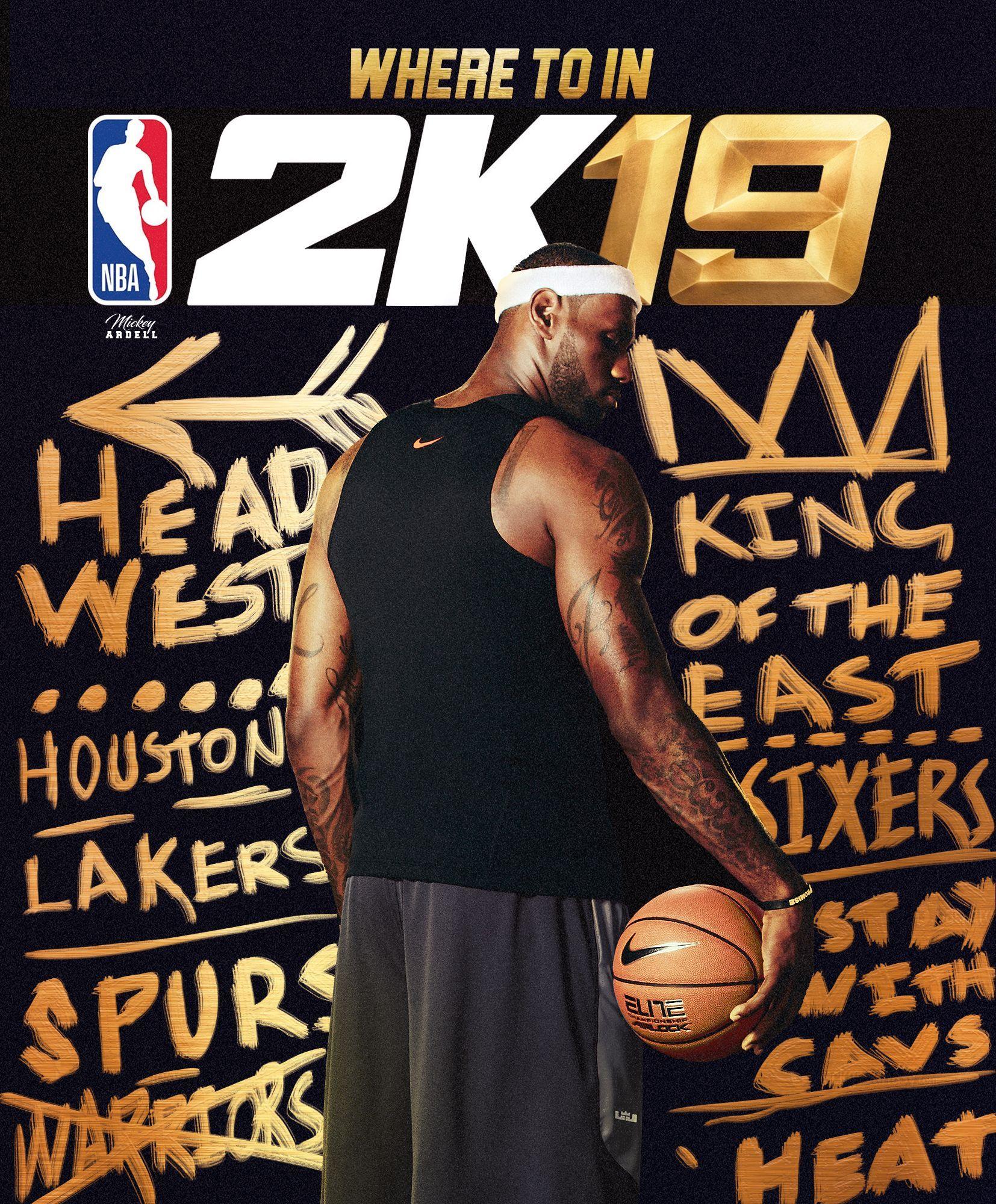 nba 2k19 cover lebron