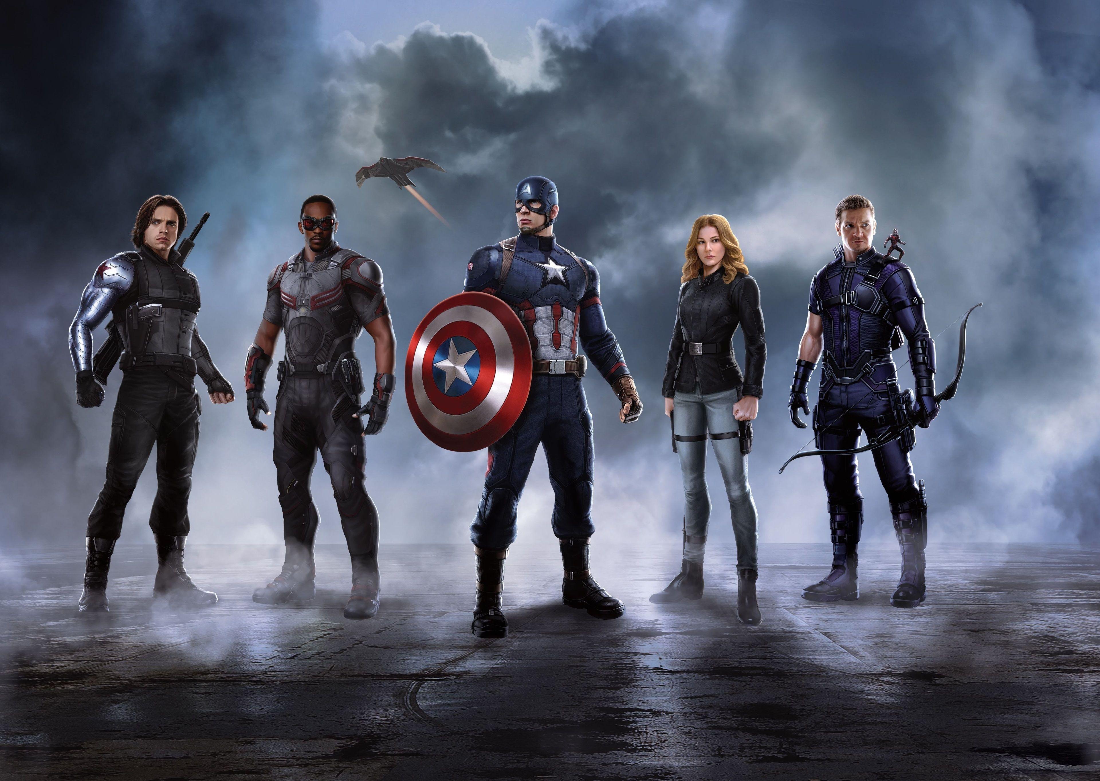 3840x2727 Captain america civil war 4k Gallery