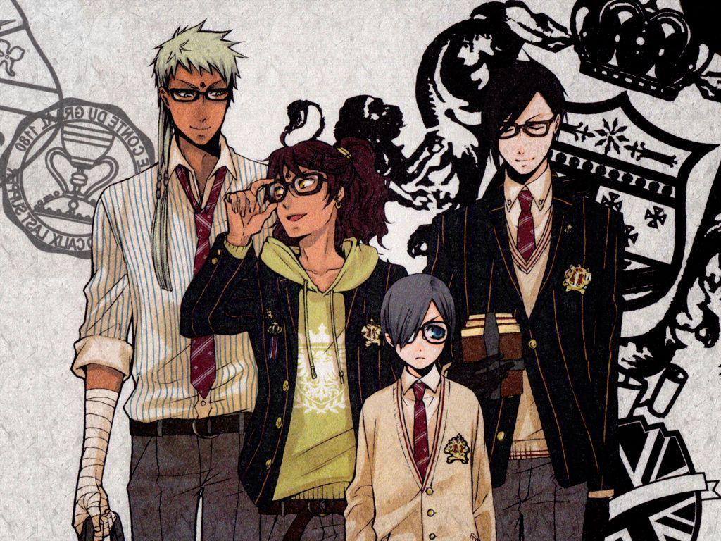 1024x768 Abingdon Boy School + Black Butler = <3. Anime. Black