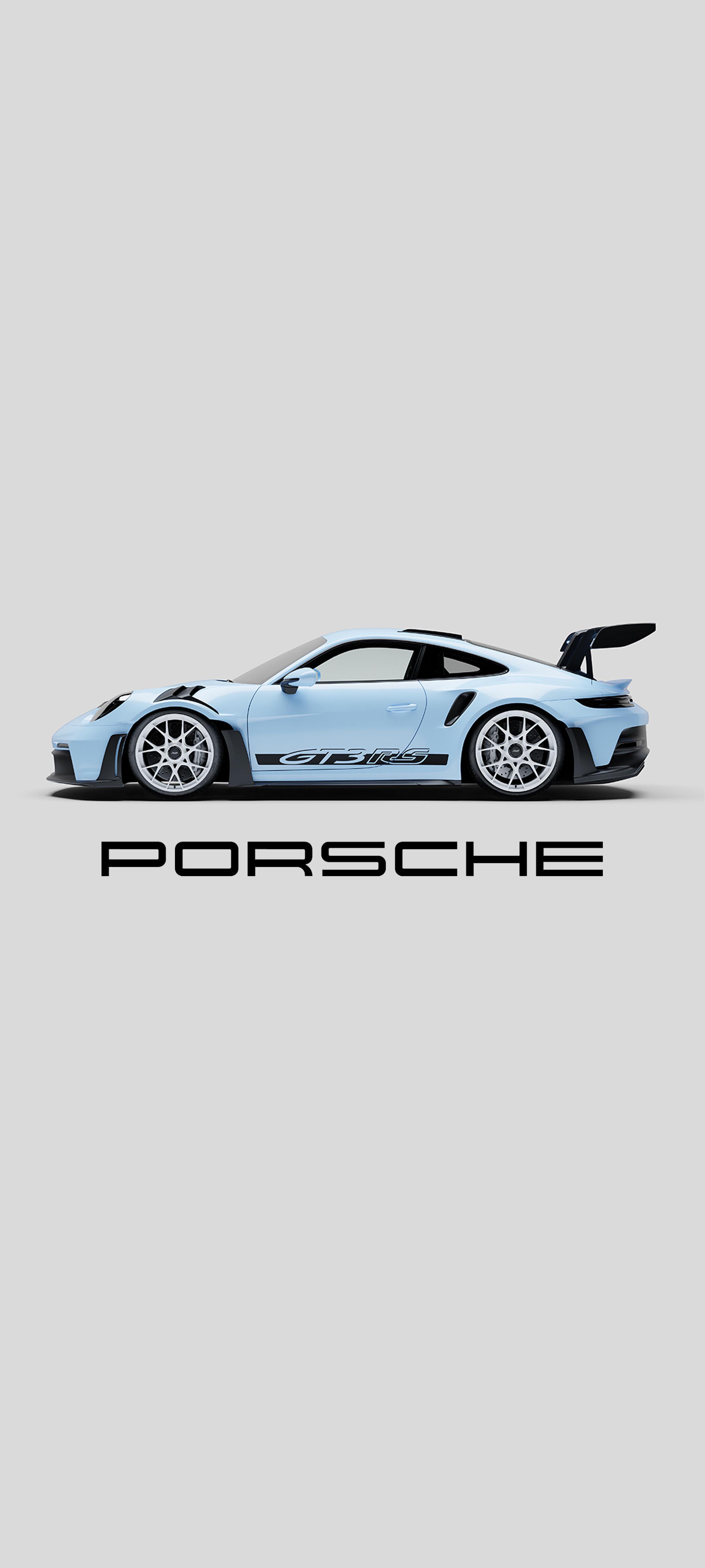 2160x4800 Meissen blue Porsche GT3 RS IPhone