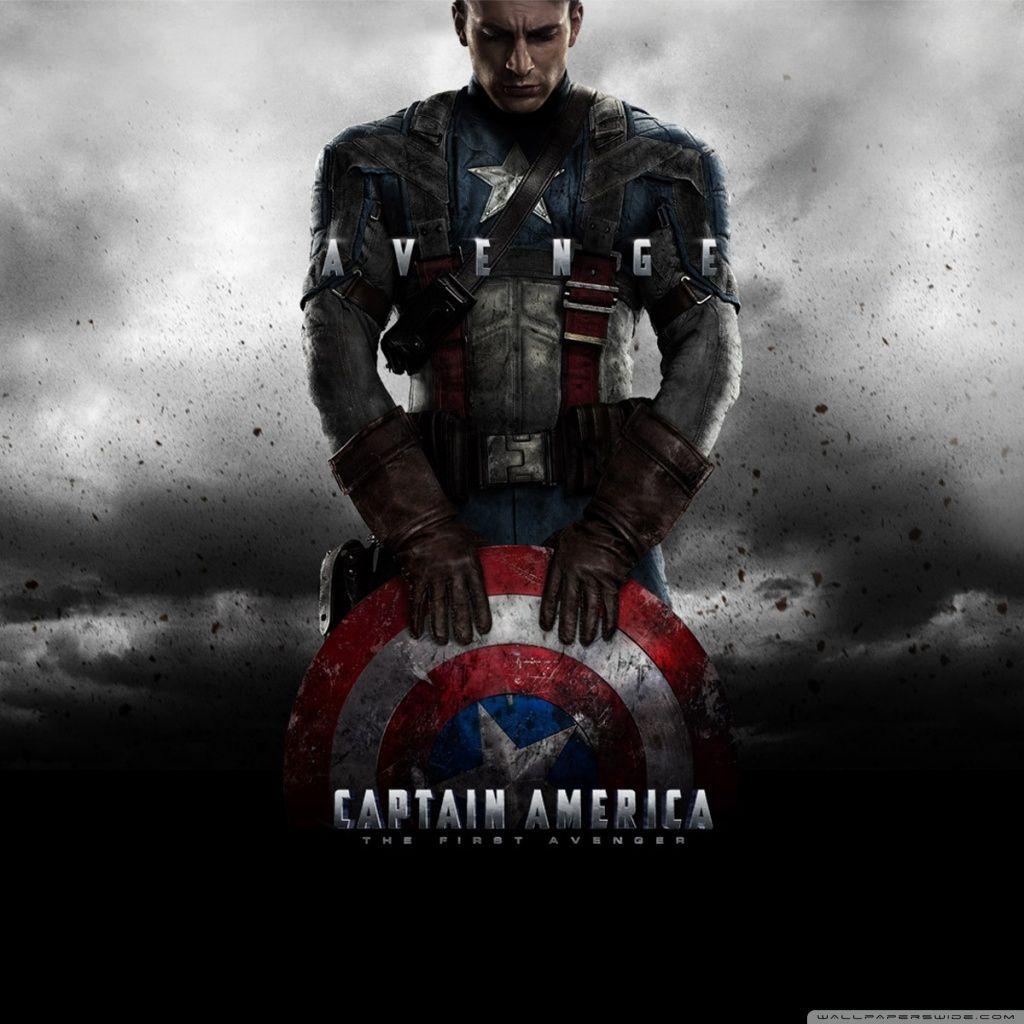 1024x1024 Captain America The First Avenger HD Desktop Wallpaper