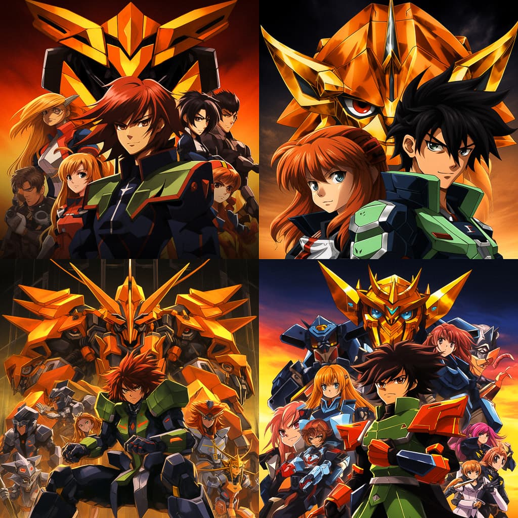 1024x1024 GaoGaiGar AI Art Style