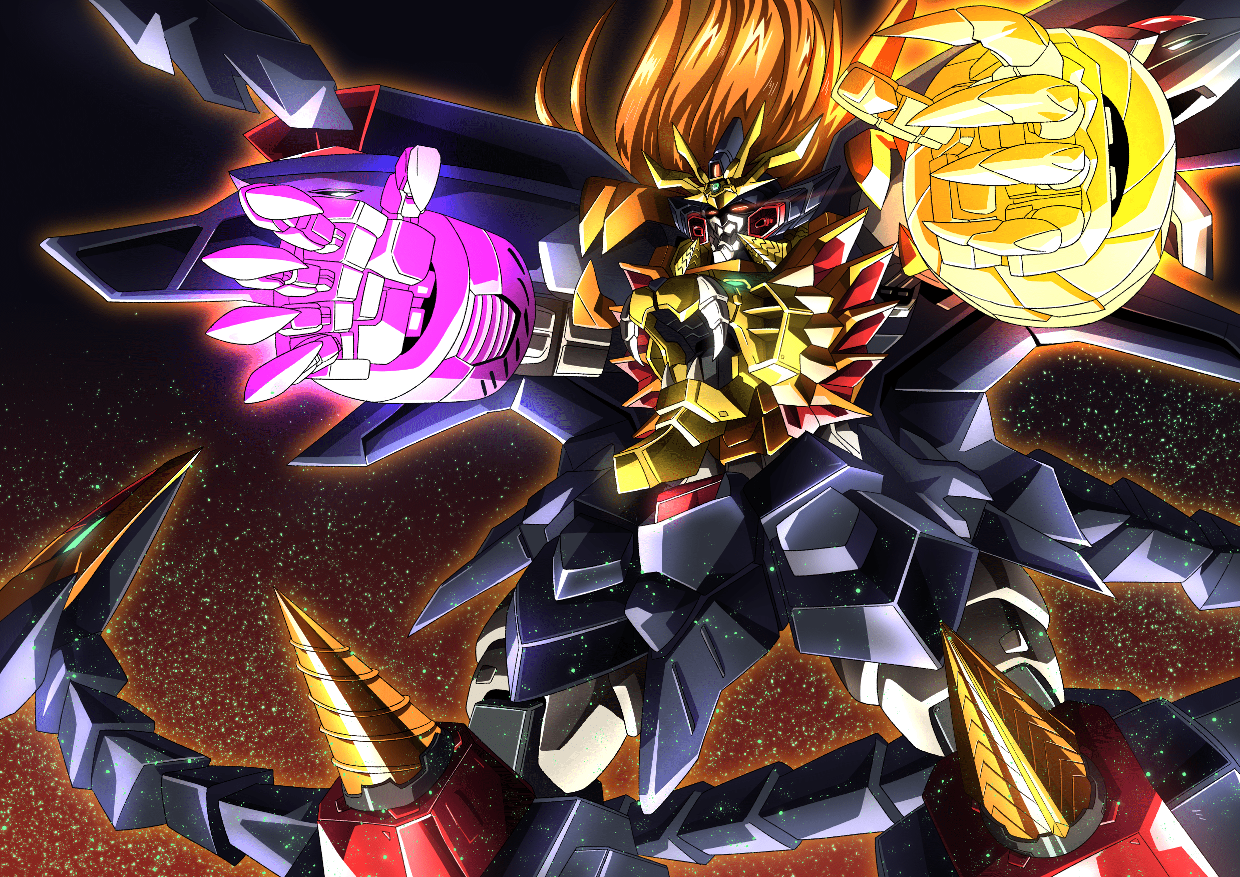 2477x1751 Anime Robot The King Of Braves